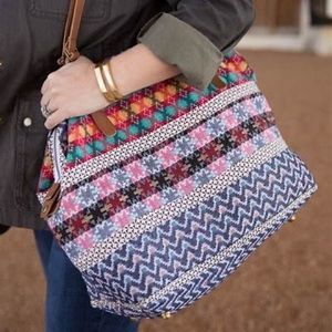 Noonday Collection Kathmandu Tote, Made in Nepal, Like New, Artisan Made Bag